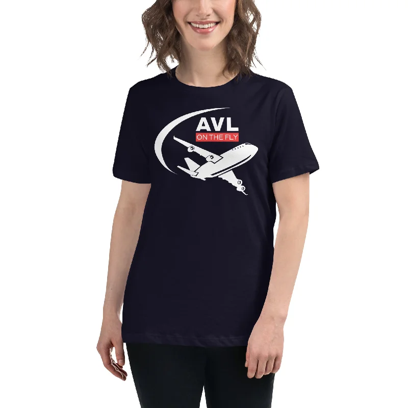 AVL ON THE FLY (WHITE) Women's Relaxed T-Shirt