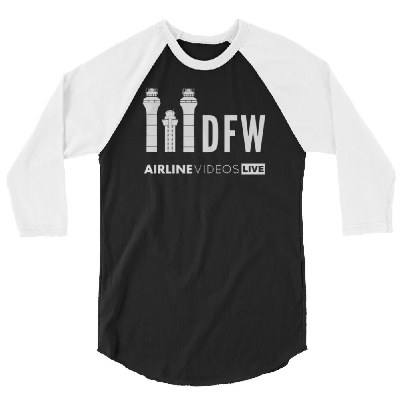 DFW TOWER (AVL) 3/4 sleeve raglan shirt