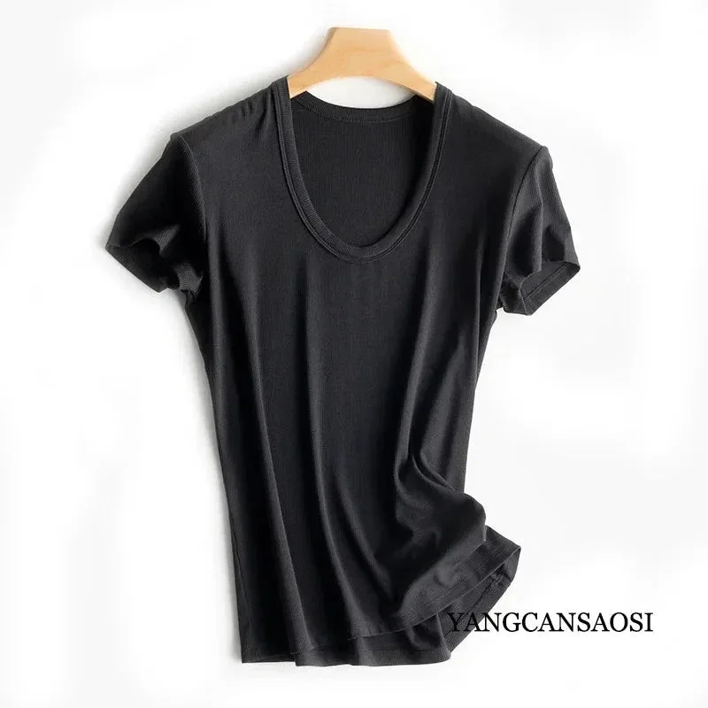 U neck black / S bust 82-106cm