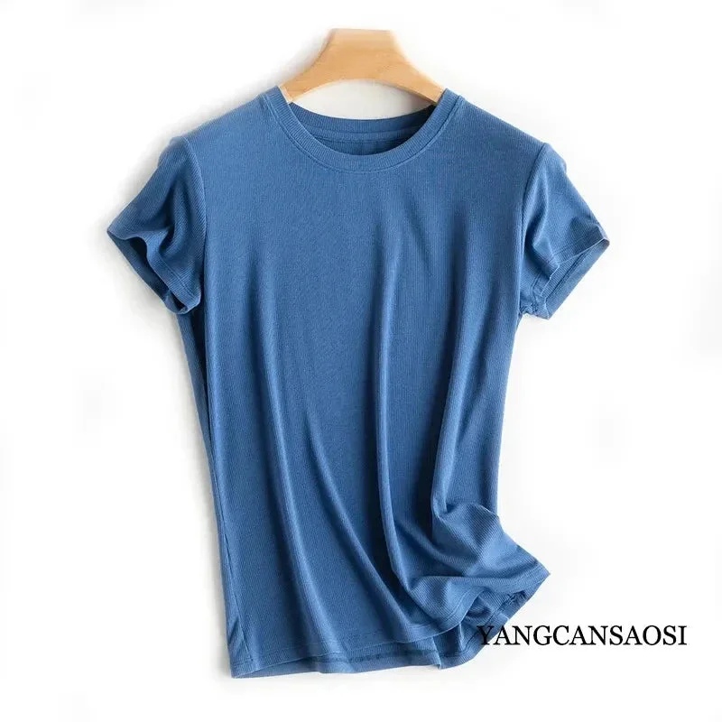 O neck blue / XL bust 94-118cm