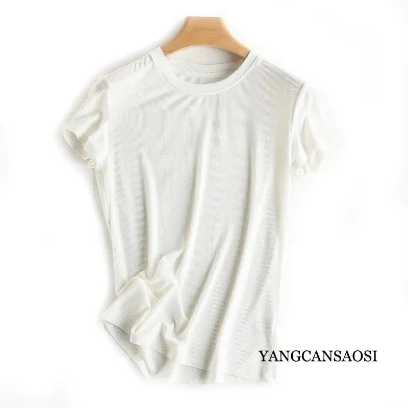 O neck white / XXL bust 98-120cm