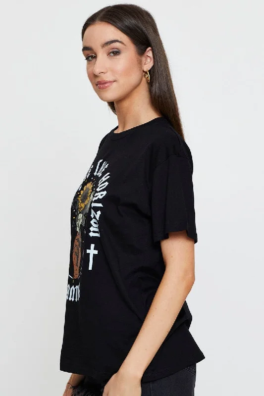 Black Vintage T Shirt Boyfriend