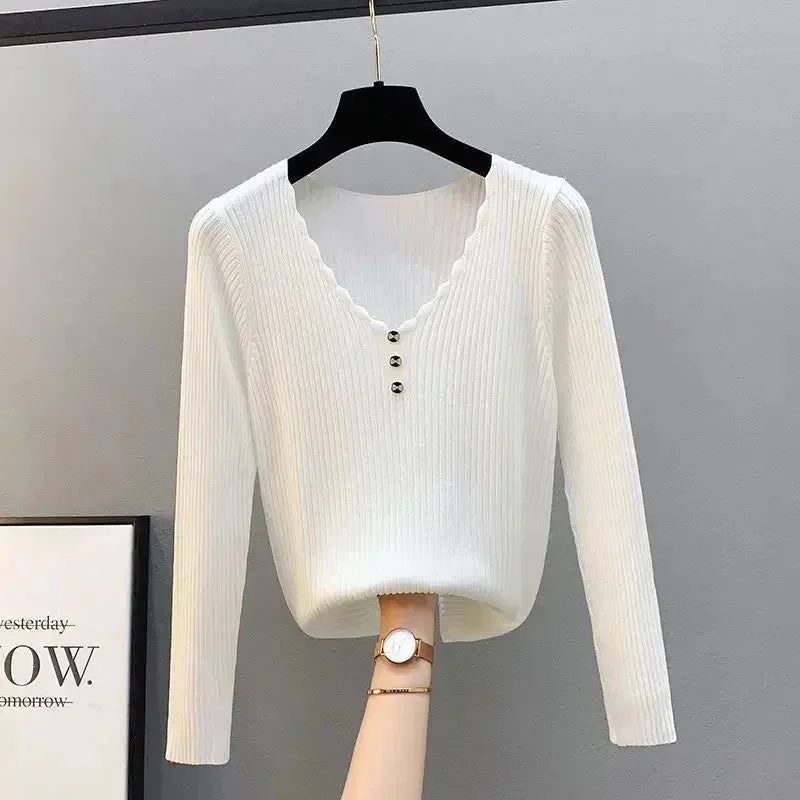 White Long Sleeve / L (50-55KG)