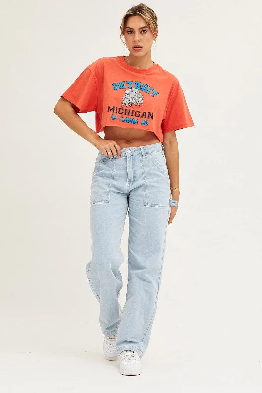 Orange Crop T Shirt