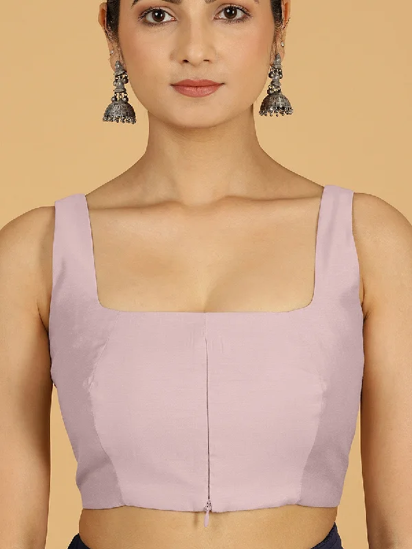 Kasturi x Rozaana | Sleeveless Saree Blouse in Lilac