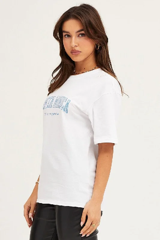 White T Shirt Short Sleeve