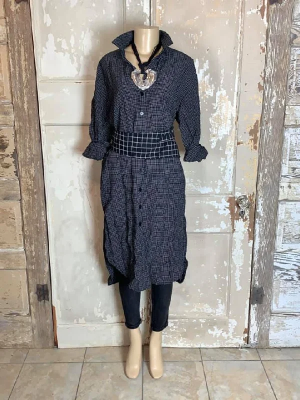 AMMA KA7015 Small Plaid Dress