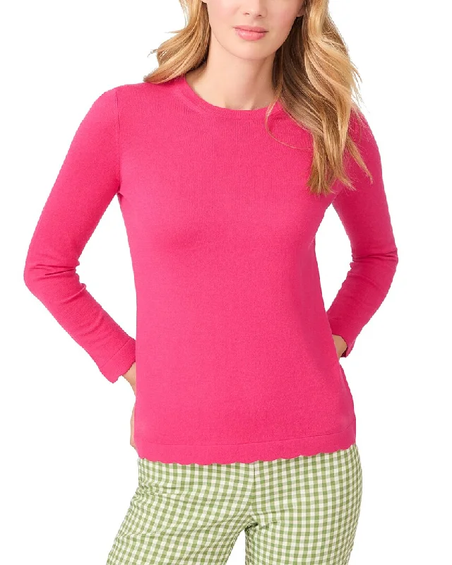 J.McLaughlin Solid Henri Cashmere-Blend Top