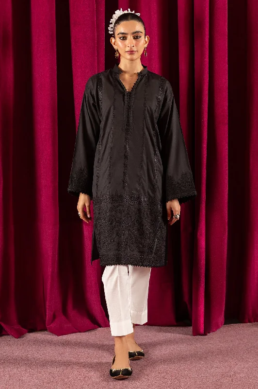 Black Embroidered Kurti