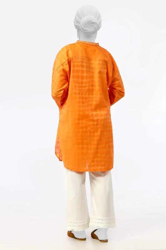 Orange Stylised Kurti