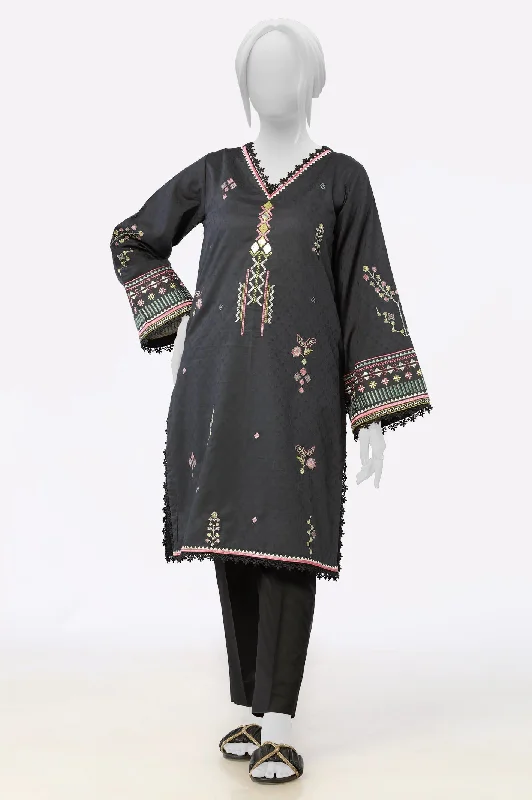 Black Embroidered Kurti