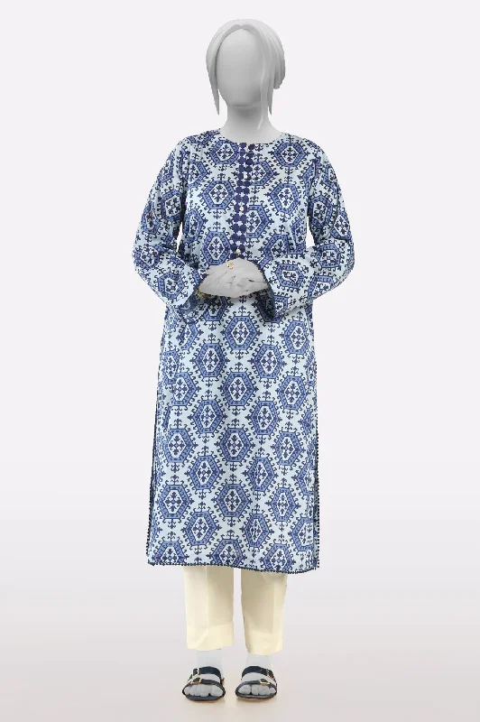 Blue Printed Kurti