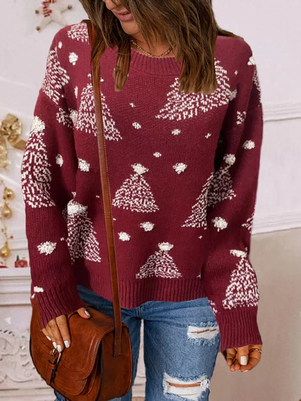 FZ Women's pullover Christmas knitted sweater