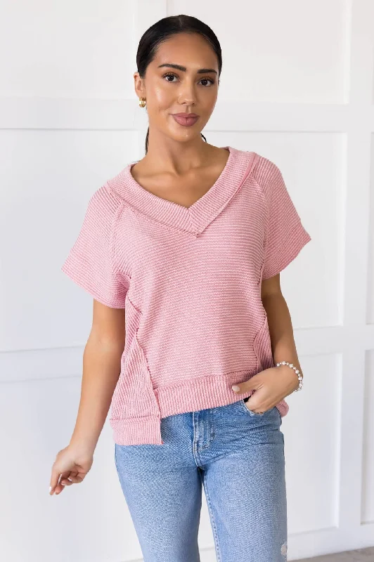 Beautiful Sunrise Ribbed Top