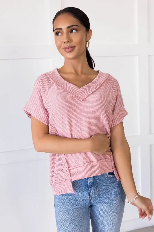 Beautiful Sunrise Ribbed Top