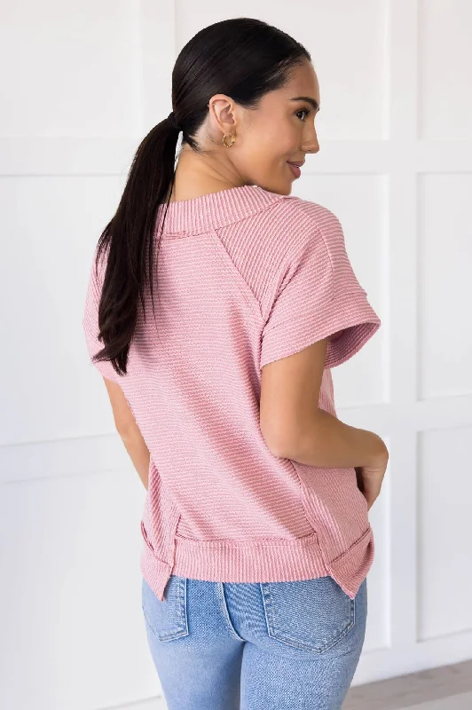 Beautiful Sunrise Ribbed Top