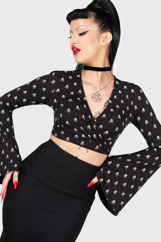 Betty's Bash Wrap Top