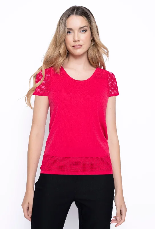 Cap Sleeve Knitted Top