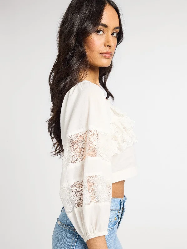 Corinne Top in Ivory