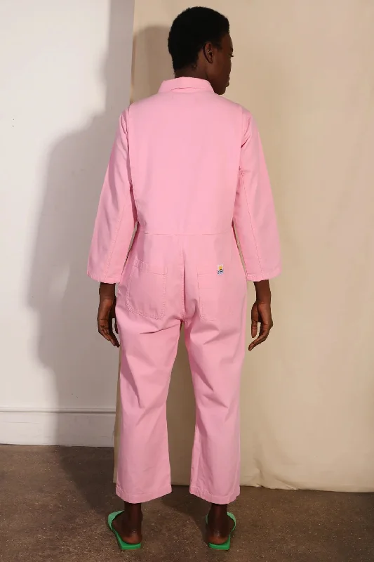 Dominic Boilersuit (Bright Pink)