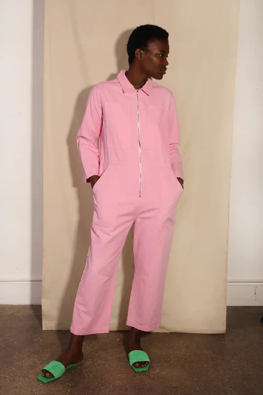 Dominic Boilersuit (Bright Pink)