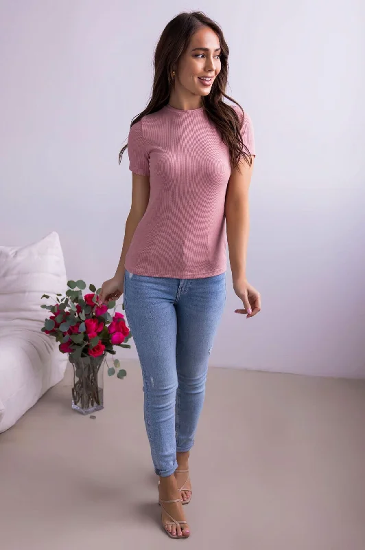 Ever So Lovely Modest Ribbed Top