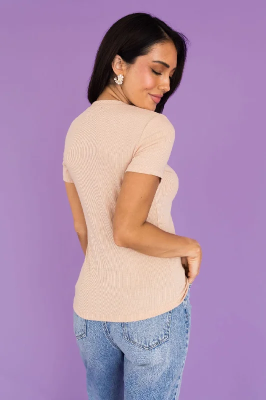 Ever So Lovely Modest Ribbed Top