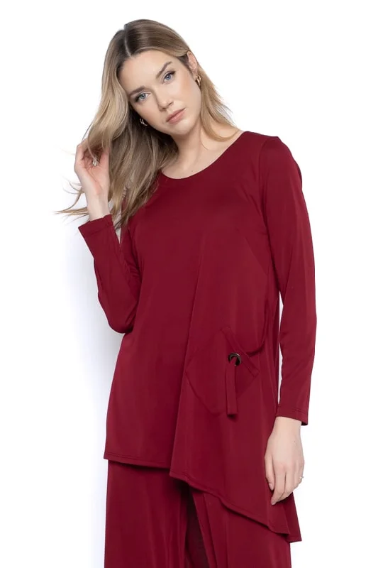 Flowy Asymmetric Hem Tunic