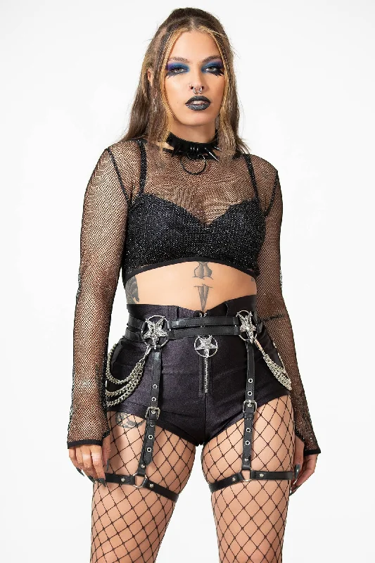 Hellia Fishnet Top