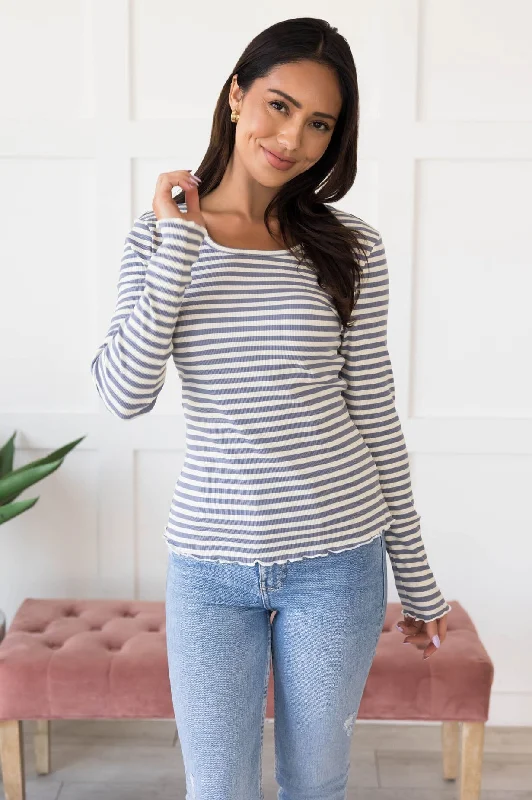 Hopeful Love Ribbed Top