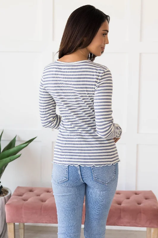 Hopeful Love Ribbed Top