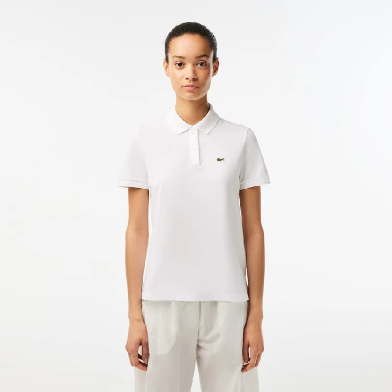 Women's Regular Fit Soft Cotton Petit Piqué Polo White