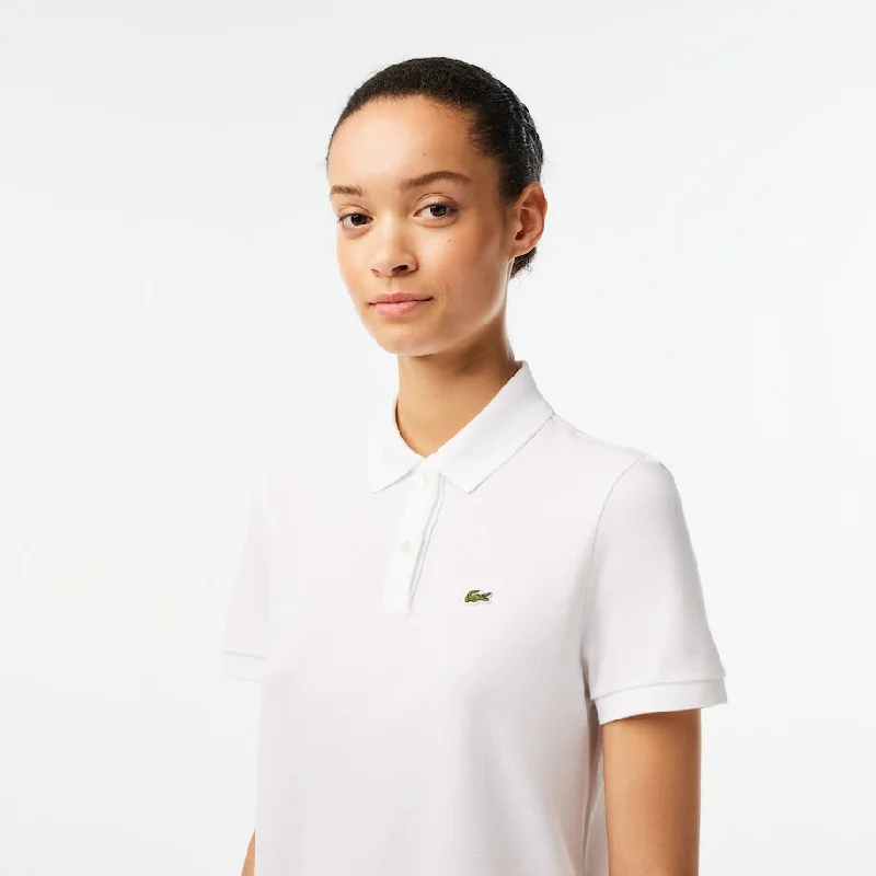 Women's Regular Fit Soft Cotton Petit Piqué Polo White