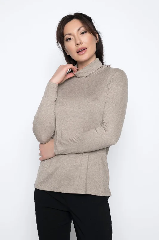 Long Sleeve Turtle Neck Top