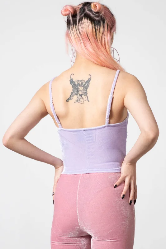 Lost In Sin Zip Top [PASTEL LILAC]