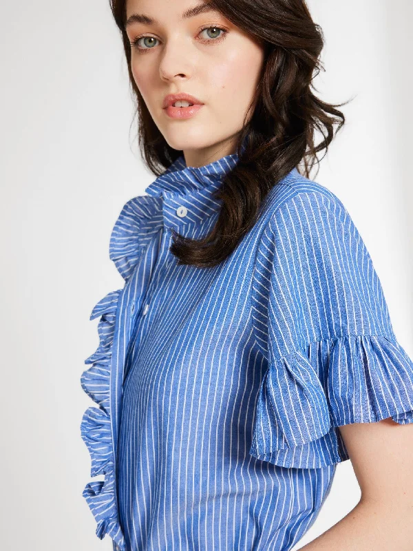 Vanessa Top in Harbor Stripe