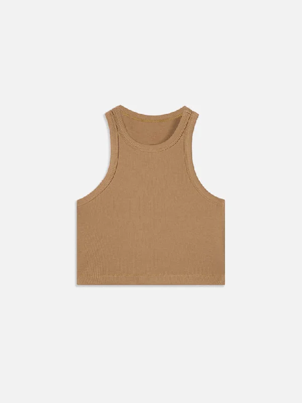 Plantive® Wood Rib Cutaway Tank Top