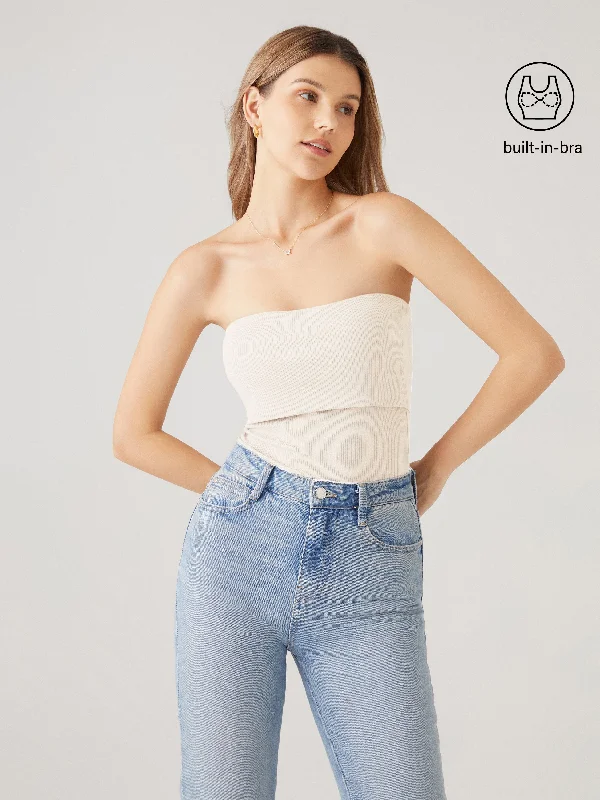 Plantive® Cropped Fold Down Brami Tube Top