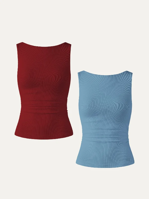 Dusk Blue/Retro Red / XS